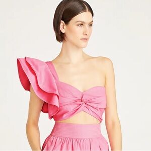 NWT Amur Zeha Elegant Pink Crop Top